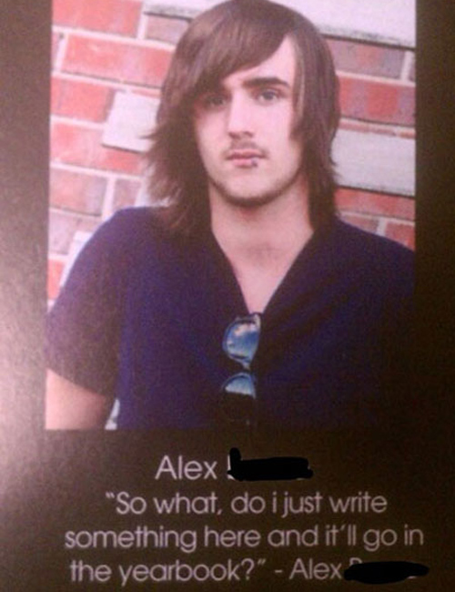 Worst Yearbook Quotes and moments fails