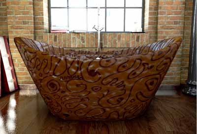 chocolate bathroom