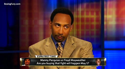 Stephen A Smith funny face Skip Bayless