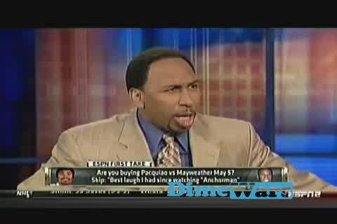 Stephen A Smith funny face Skip Bayless angry