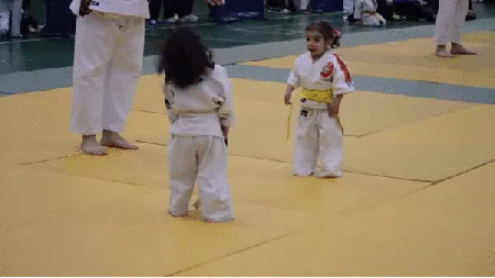 wasted gifs little girls karate