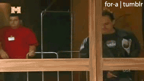 funny prank gifs invisible door