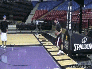 trampoline gifs basketball trick shot