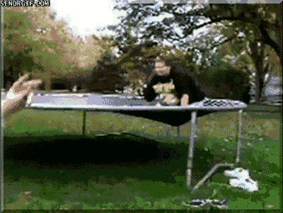 trampoline gifs fat kid