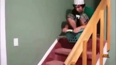 wasted gifs stairs ride
