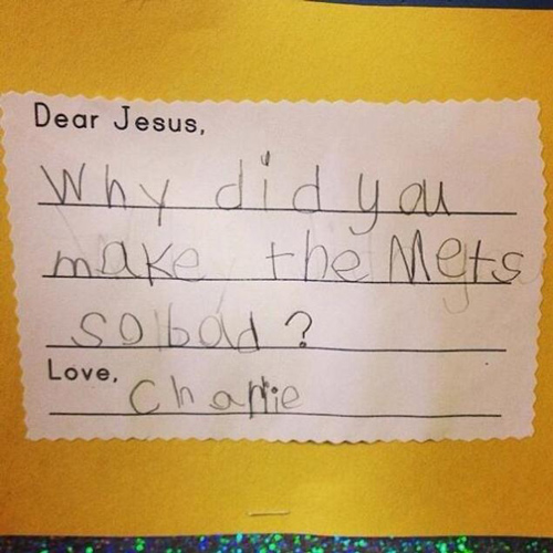 dear jesus why make mets