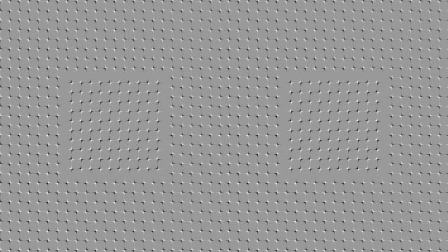 Anomalous motion optical illusion