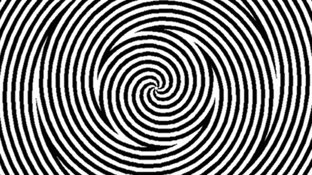 swirling circles optical illusion
