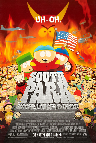 Best comedies ever South Park: Bigger, Longer and Uncut (1999)