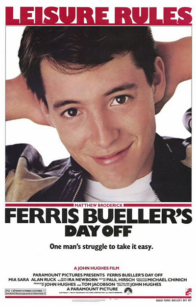 Best comedies ever Ferris Bueller's Day Off (1986)