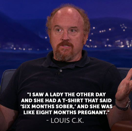 Louis-CK-quotes-sober-pregnant