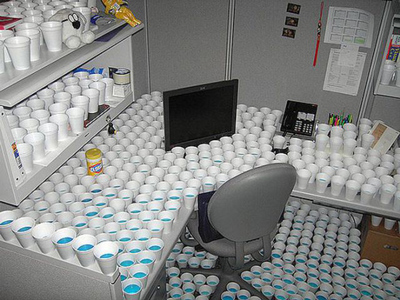 Funny Office Pranks cups-water