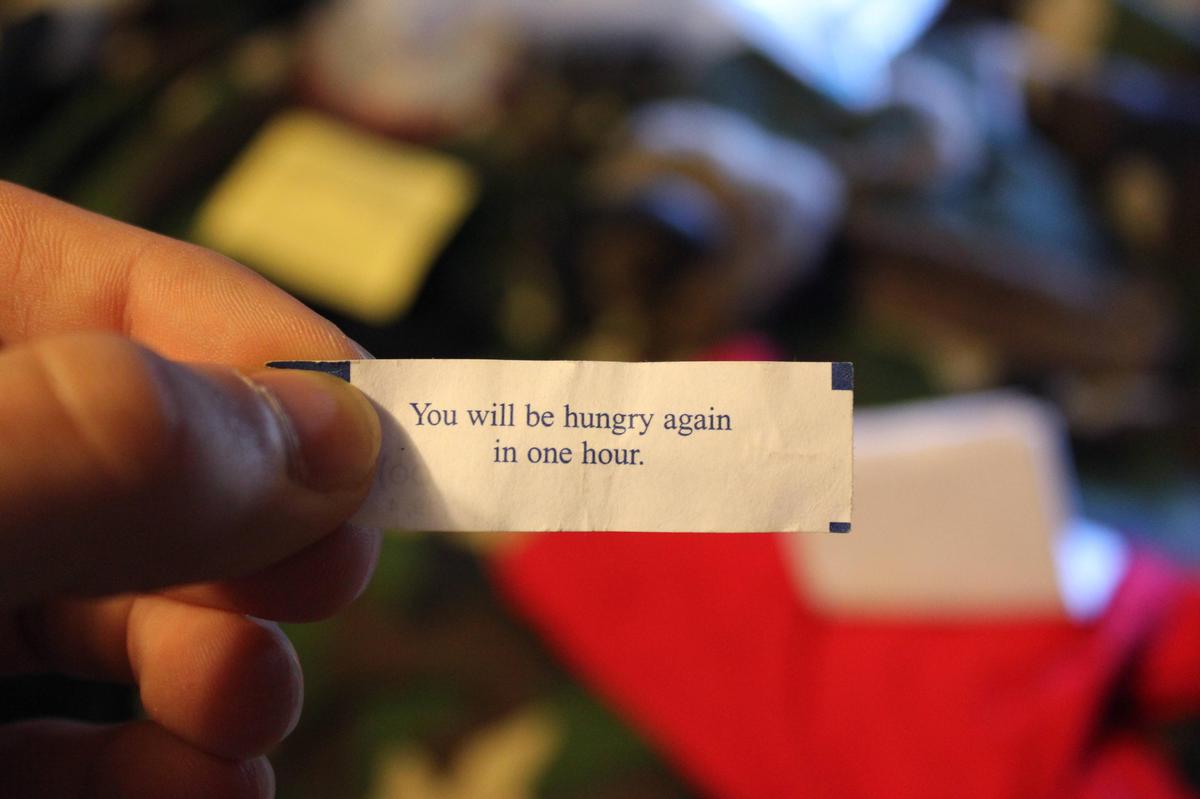 you will be hungry again fortune cookies