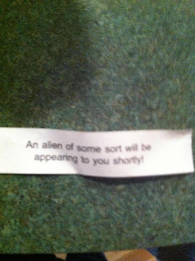 alien funny fortune cookie