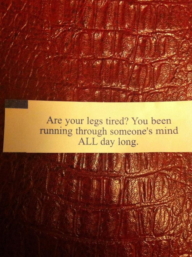 legs tired funny fortune cookie