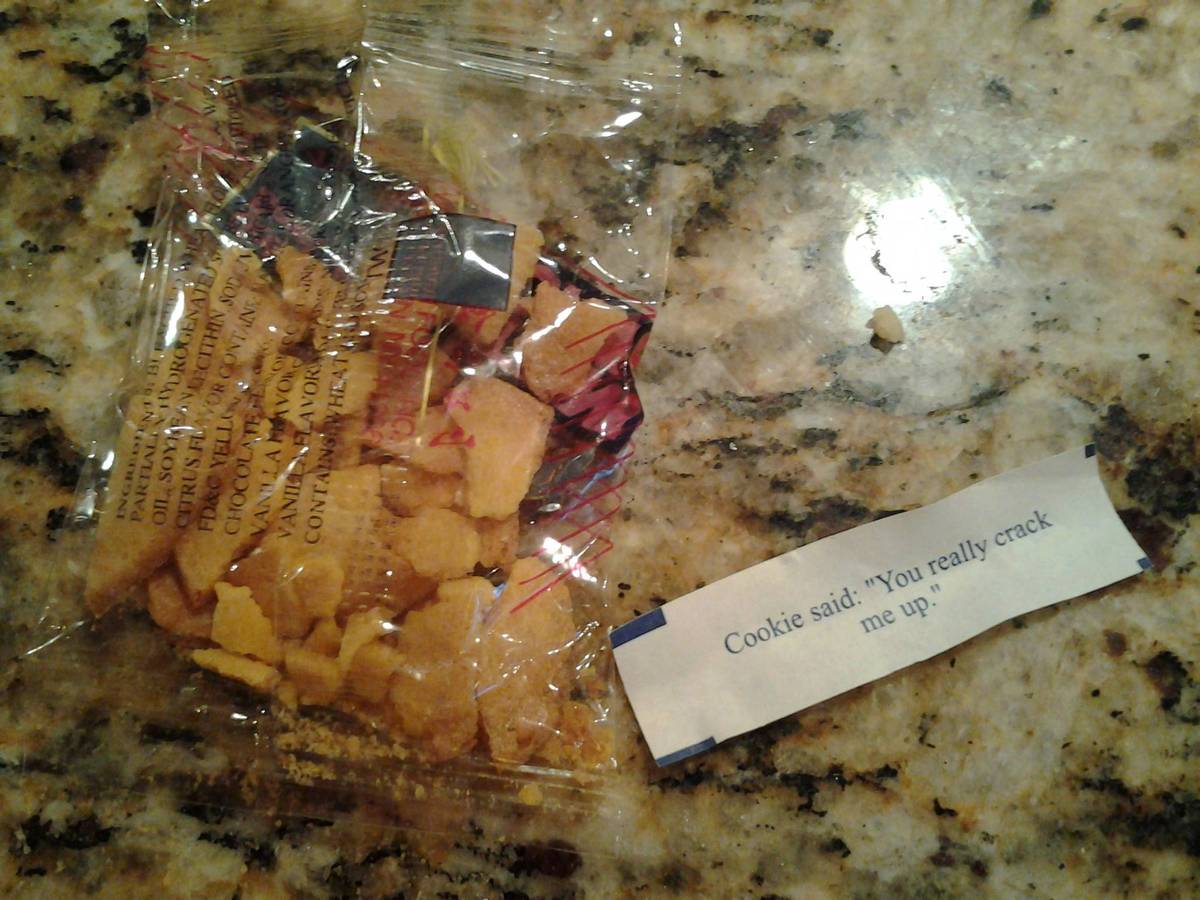 you really crack me up fortune cookie