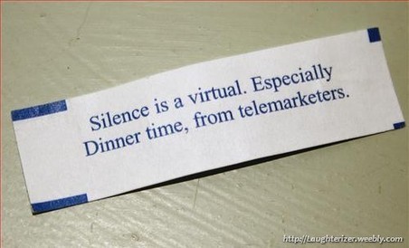 silence is virtual fortune cookie