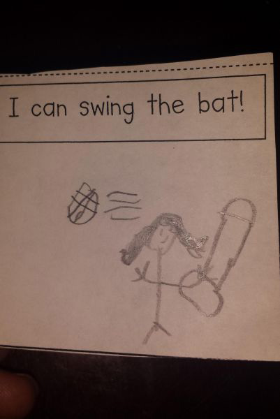 Funny Pictures bat kid drawing looks like penis