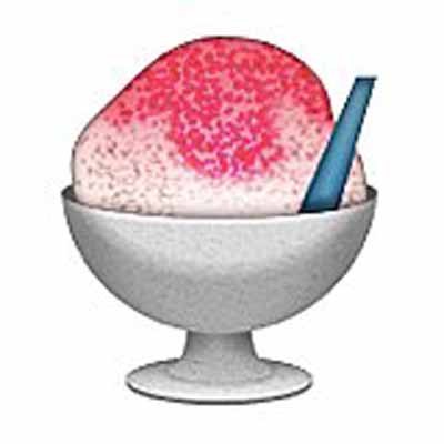 shaved ice emoji