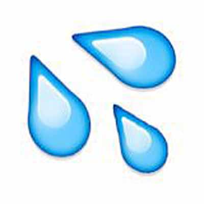 splashing sweat emoji meaning