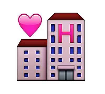 love hotel emoji meaning