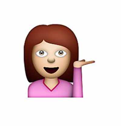 information desk person emoji