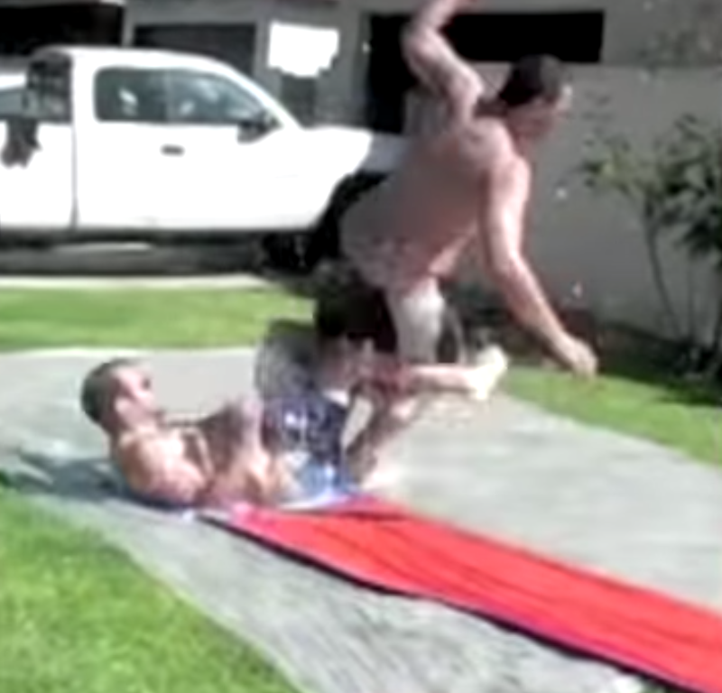 slip n slide funny