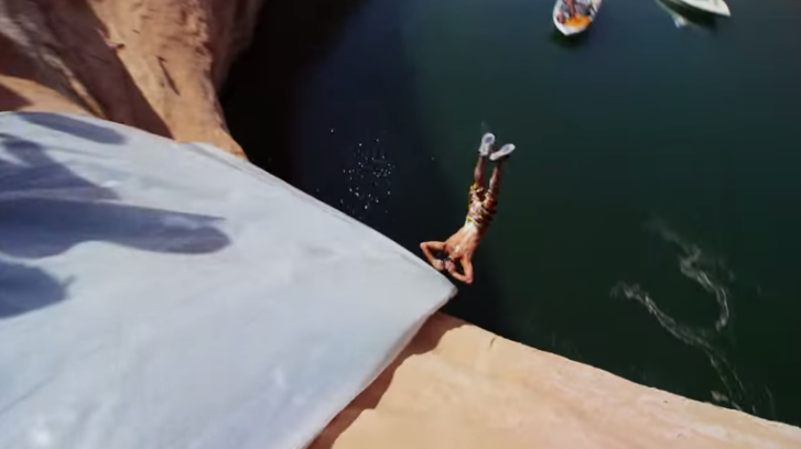 cliff dive