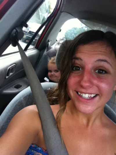 funny kid photobomb