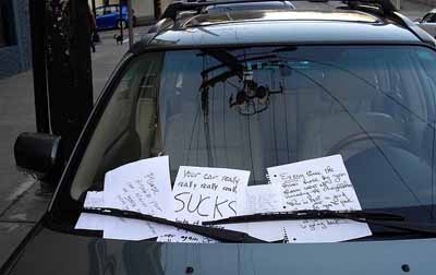 parking note