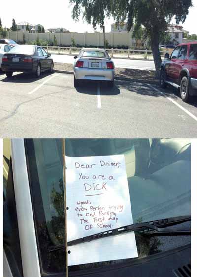 parking note