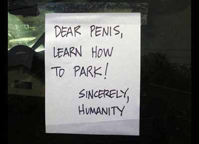 parking note