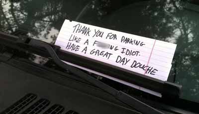 parking note