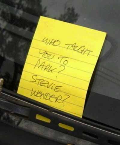 parking note