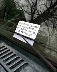 parking note