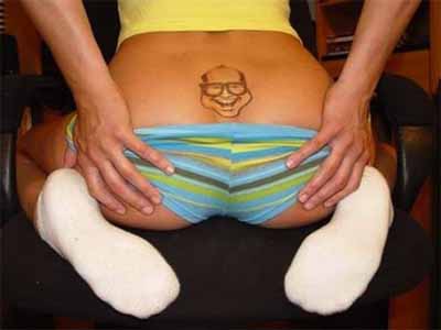 funny tramp stamp