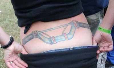 funny tramp stamp