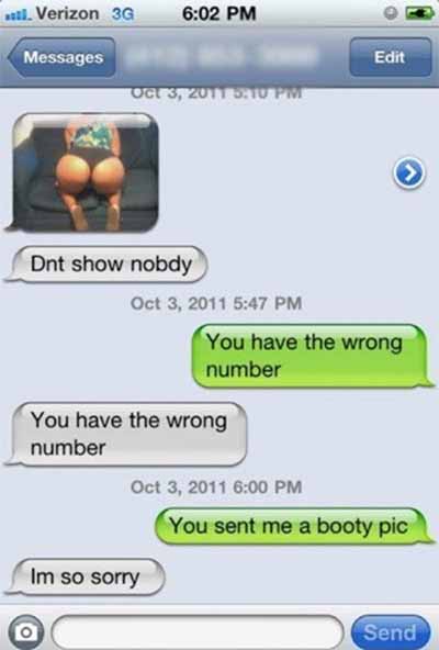 wrong number text