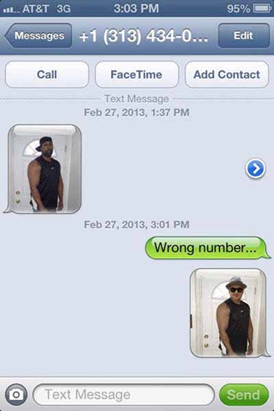 wrong number text