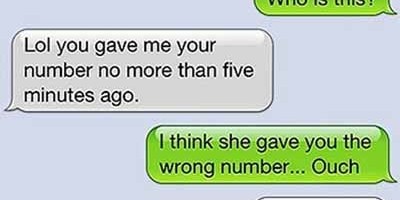 wrong number text