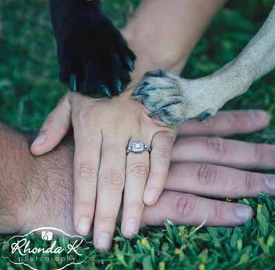 funny engagement photos