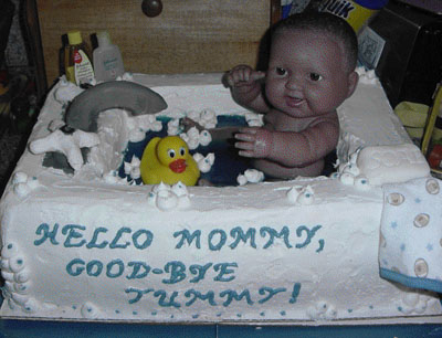 gross baby cake