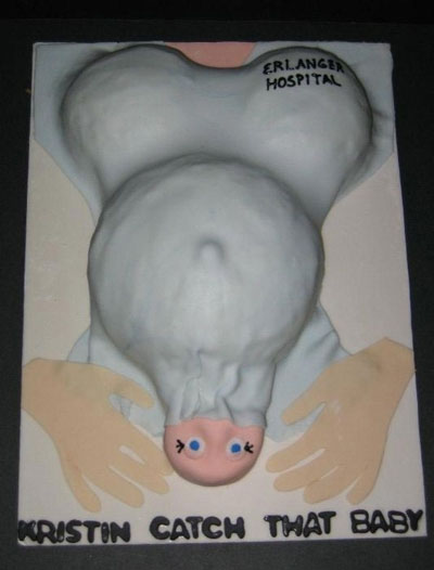 gross baby cake