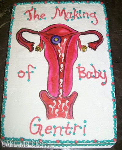 gross baby cake