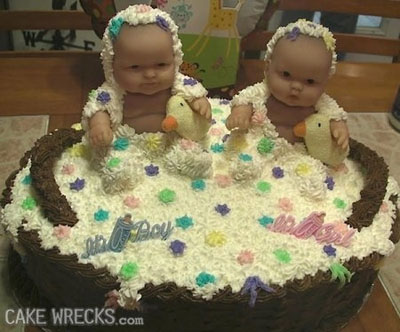 gross baby cake