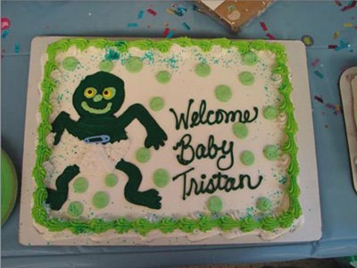 gross baby cake