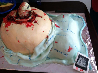 gross baby cake