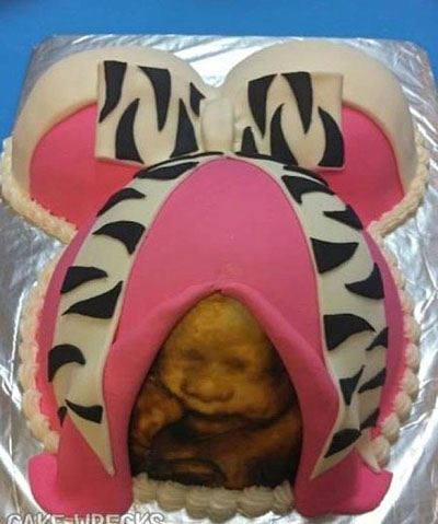 gross baby cake