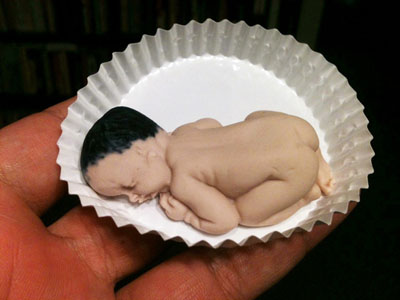 gross baby cake