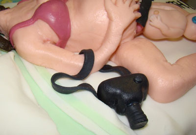 gross baby cake